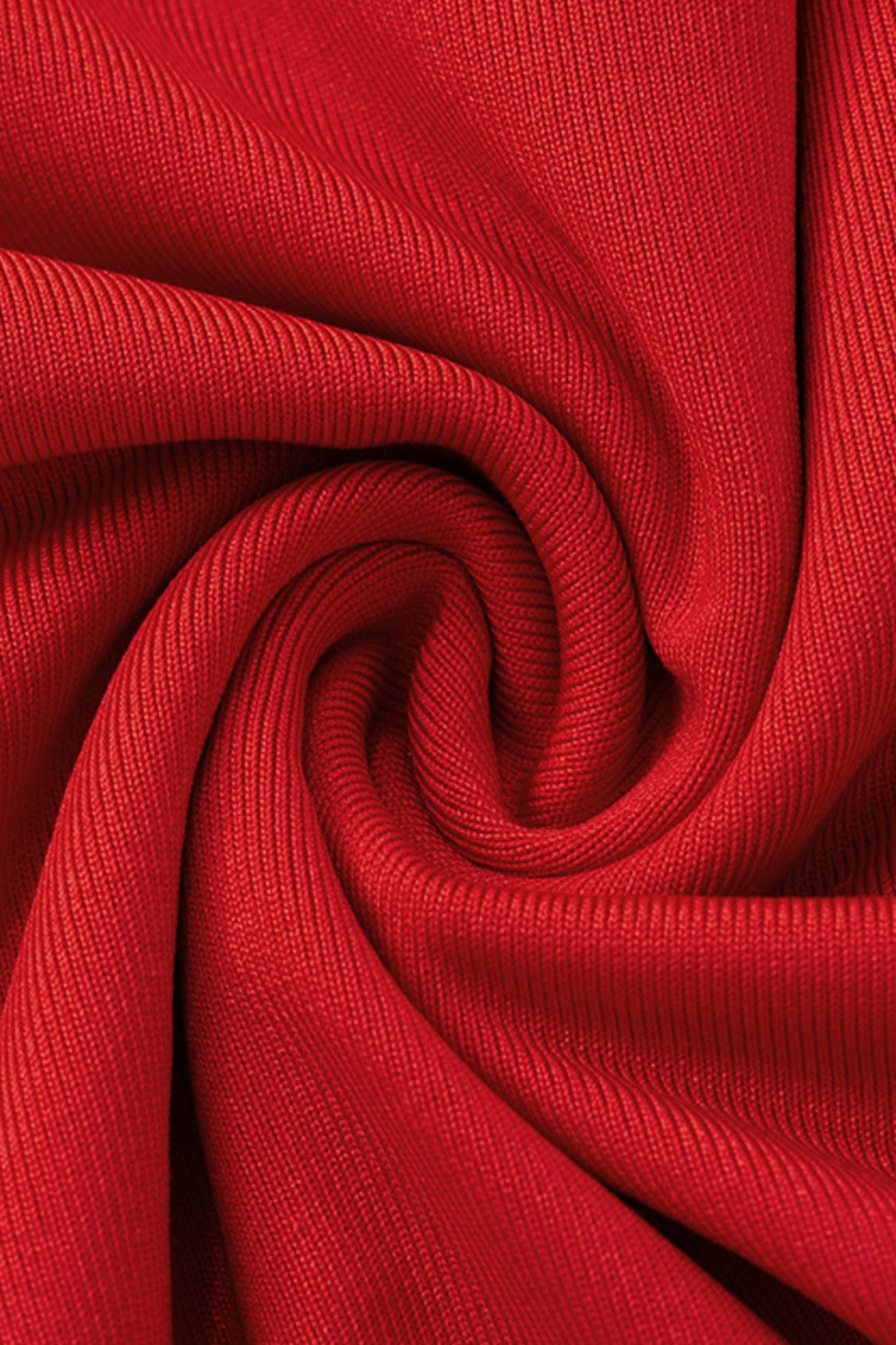 Crew neck Asymmetric Curl Top