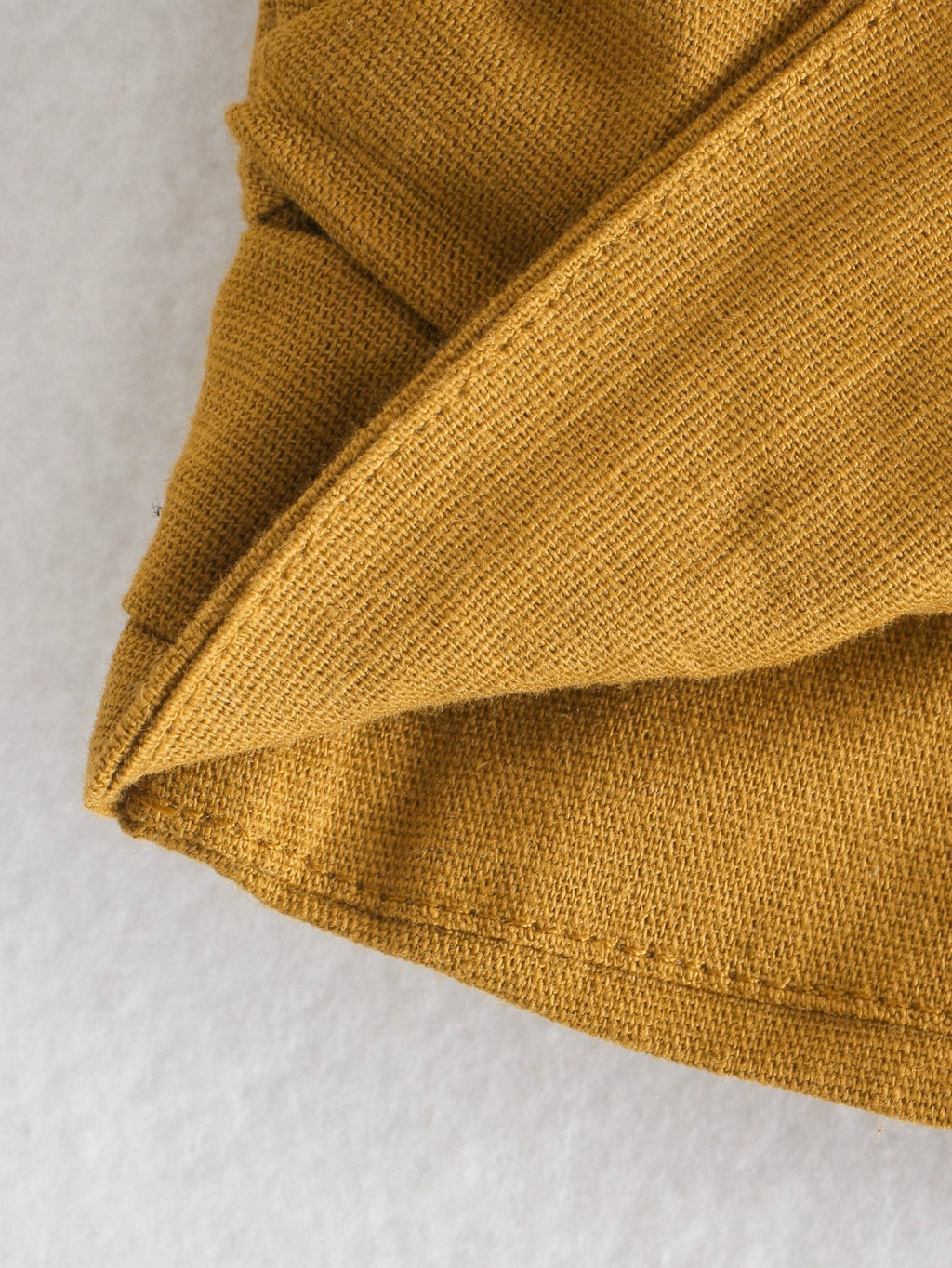 Laura One Shoulder Crop Linen Top